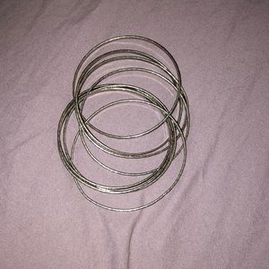 Silver Bangles